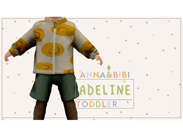 Maxis Match Adeline_TODDLER AnnaBibi - The Sims 4 Custom Content