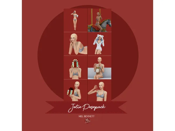 Mix Jolie Posepack - The Sims 4 Custom Content
