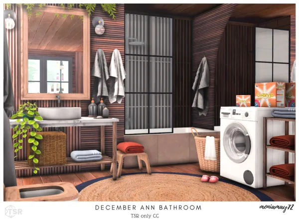 Alpha December Ann Bathroom - The Sims 4 Custom Content