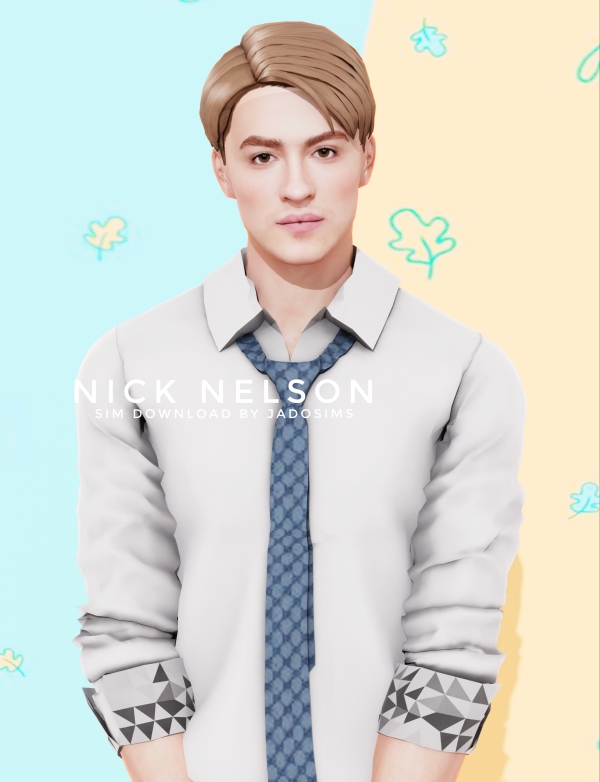 Alpha Nick Nelson (Sim Download) by shopwithflynnn - The Sims 4 Custom Content