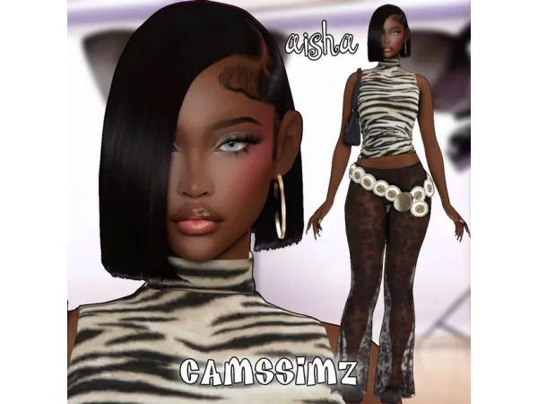 Mix aisha by camssimz - The Sims 4 Custom Content