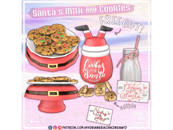 Mix Day 5 Advent Calendar Gift by hydrangeachainsaw - The Sims 4 Custom Content