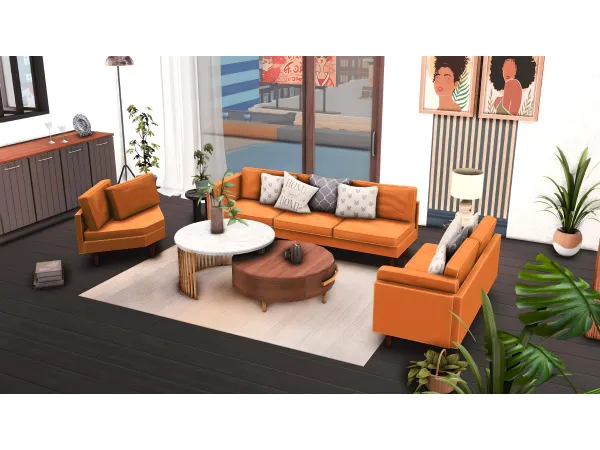 Maxis Match Morina Living Room by miwisimsie - The Sims 4 Custom Content
