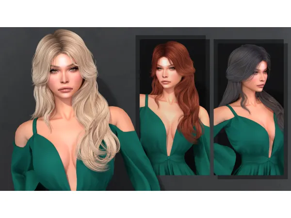 Alpha READLIPS HAIRSTYLE by Newsea - The Sims 4 Custom Content