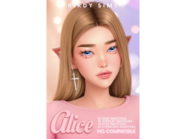 Mix Alice Set by BirdySims - The Sims 4 Custom Content