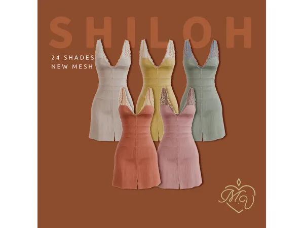 Maxis Match Shiloh Dress by MissValentine - The Sims 4 Custom Content