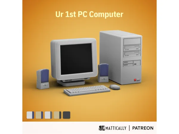Maxis Match Ur 1st PC by SimMattically - The Sims 4 Custom Content