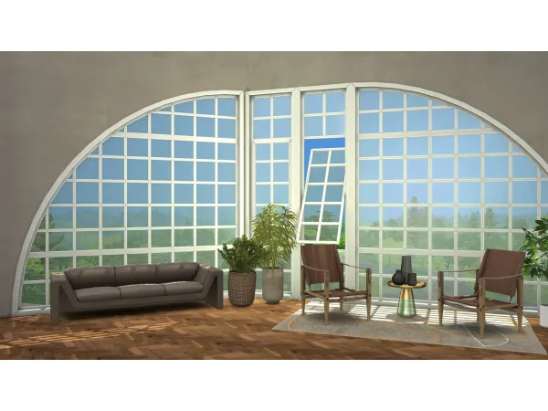 Mix SPACE WINDOWS PART 2 by Mincsims - The Sims 4 Custom Content