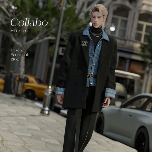 Mix [Collabo] Hezeh x Seoulsoul X Blue by simsfinds - The Sims 4 Custom Content