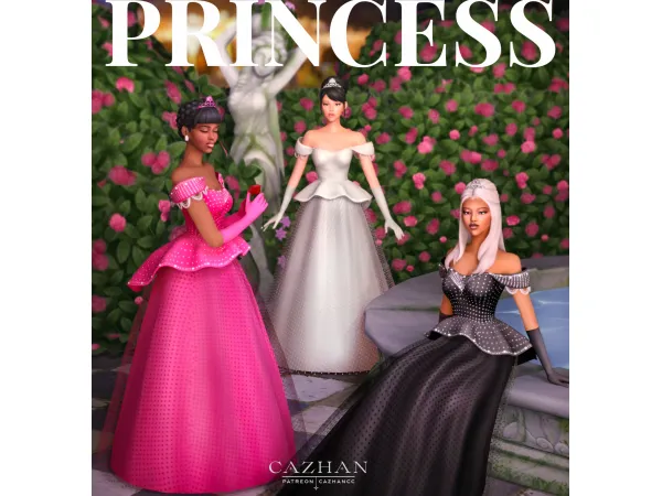Maxis Match [Princess] clothing accessory by cazhancc - The Sims 4 Custom Content