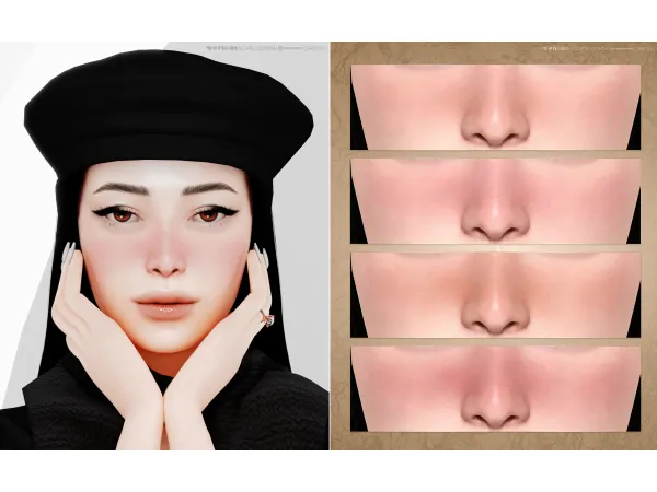 Mix Blush 27 HQ by CarollDesign - The Sims 4 Custom Content