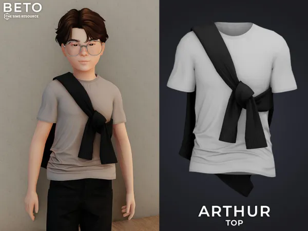 Mix Arthur (Top Child Version) by Beto_ae0 - The Sims 4 Custom Content