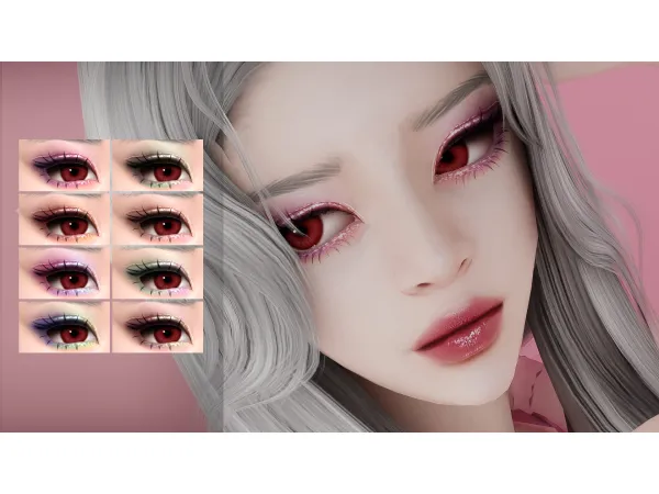 Alpha HIKARI EYESHADOW by Kikuruacchi - The Sims 4 Custom Content