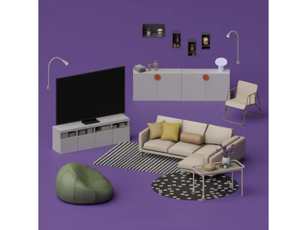 Maxis Match Gamer Set by SnootySims - The Sims 4 Custom Content