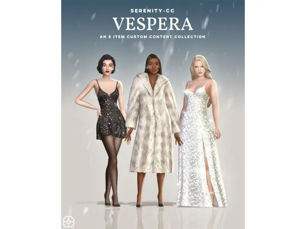 Maxis Match Vespera Collection by Serenity - The Sims 4 Custom Content