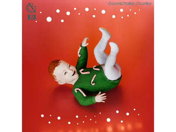 Maxis Match Maxis Match GCS December's 2024 Infant - The Sims 4 Custom Content