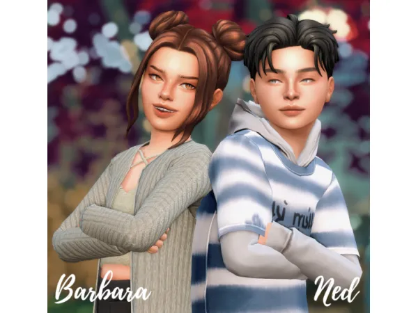 Maxis Match Мини пак дети by Espryana - The Sims 4 Custom Content