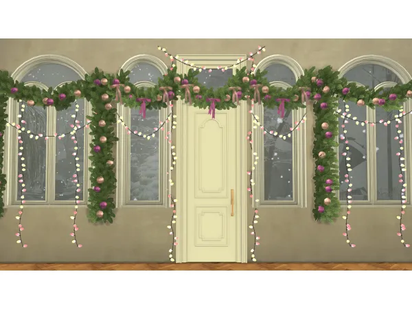 Maxis Match 2024 CHRISTMAS DECORATION SET by Mincsims - The Sims 4 Custom Content