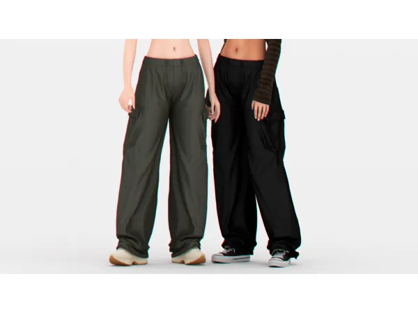 Alpha IVY CARGO by BackTrack - The Sims 4 Custom Content