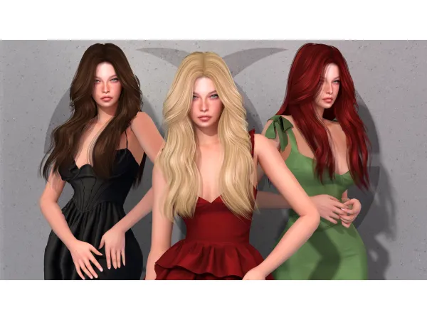 Alpha Esme Hairstyle - The Sims 4 Custom Content