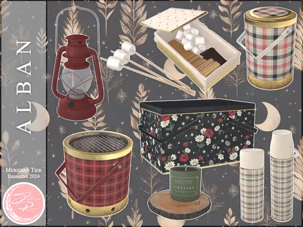 Alpha SolunaRae Alban Set - The Sims 4 Custom Content