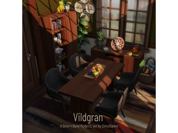 Maxis Match Vildgran Sims 4 Custom Content Set by SimsiSalemCC - The Sims 4 Custom Content