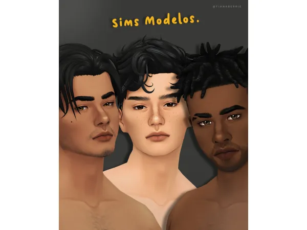 Maxis Match sims models by tianaberrie - The Sims 4 Custom Content