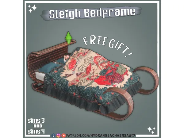 Mix Day 16 Advent Calendar Gift by hydrangeachainsaw - The Sims 4 Custom Content