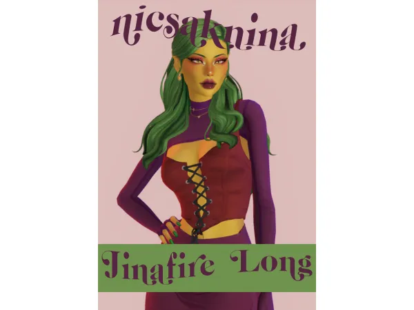 Maxis Match Jinafire Long (MH) Downloadable sim PART 2 (MODS ONLY) - The Sims 4 Custom Content