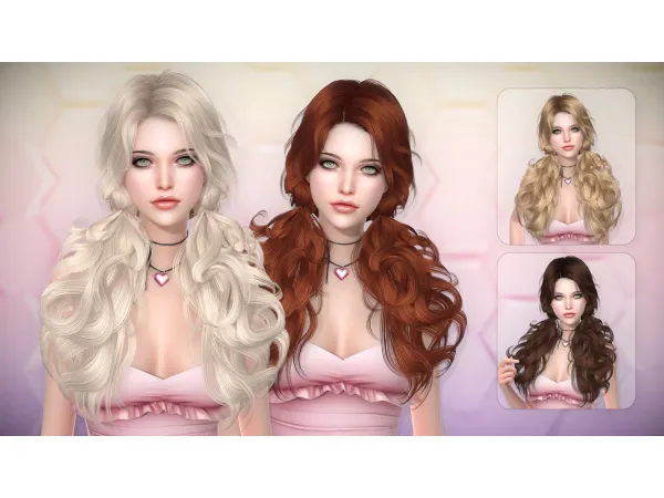 Alpha CANDYBAR HAIRSTYLE by Newsea - The Sims 4 Custom Content