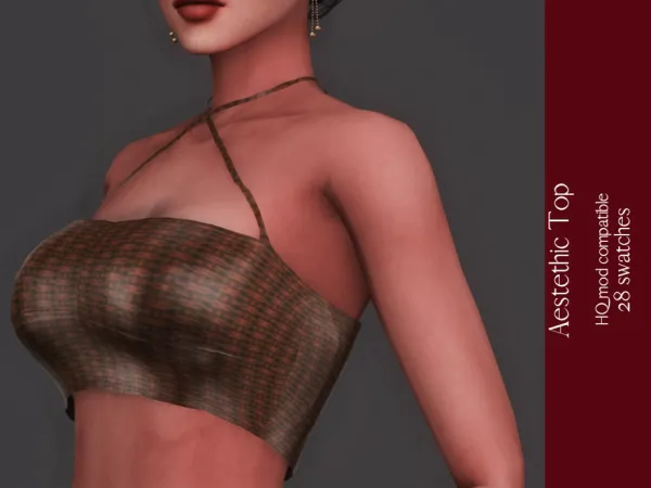 Maxis Match Aestethic Top by couquett - The Sims 4 Custom Content