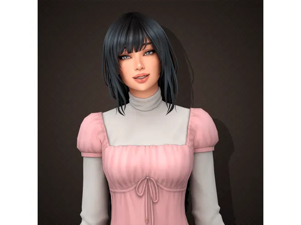 Maxis Match AuSims Daiki hairstyle - The Sims 4 Custom Content