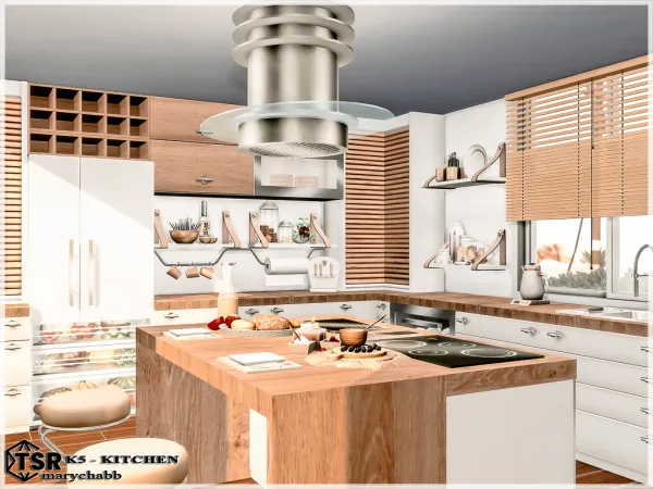 Alpha K5 Kitchen - The Sims 4 Custom Content