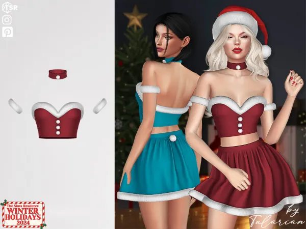 Maxis Match Raegan Top by talarian - The Sims 4 Custom Content