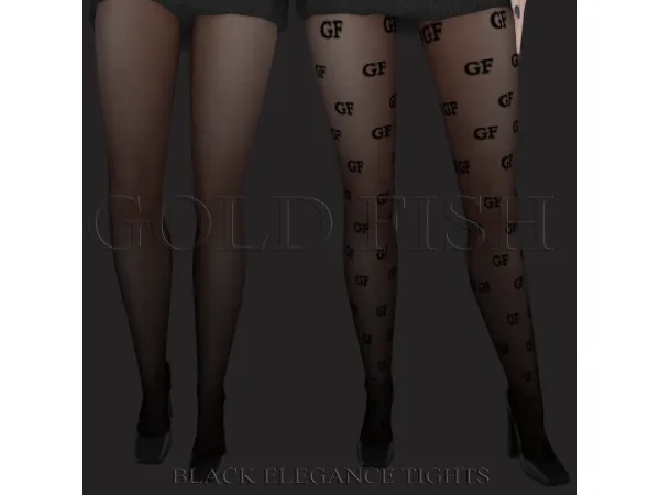 Mix Elegance Tights by GoldFishSims - The Sims 4 Custom Content