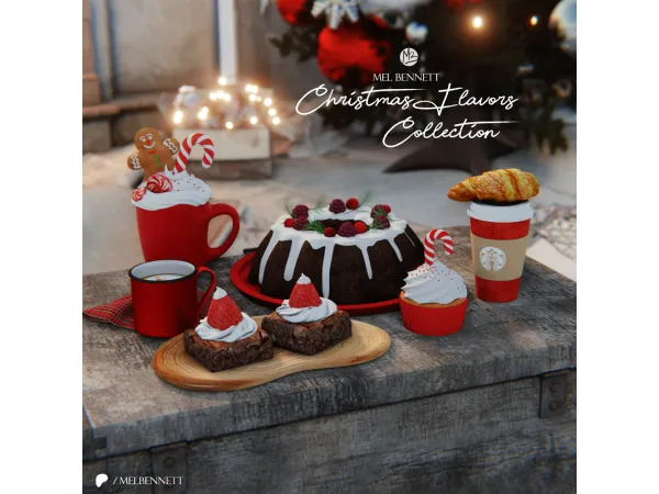 Mix Christmas Flavors Collection - The Sims 4 Custom Content