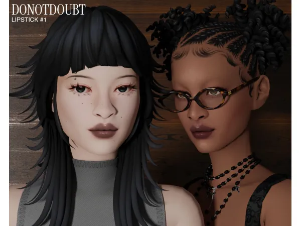 Mix Lipstick 1 by donotdoubt - The Sims 4 Custom Content