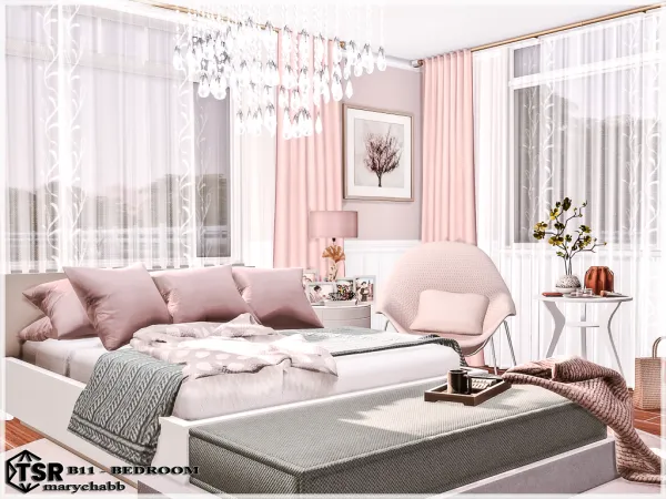 Mix B11 Bedroom - The Sims 4 Custom Content