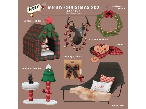 Mix Merry Christmas 2025 - The Sims 4 Custom Content