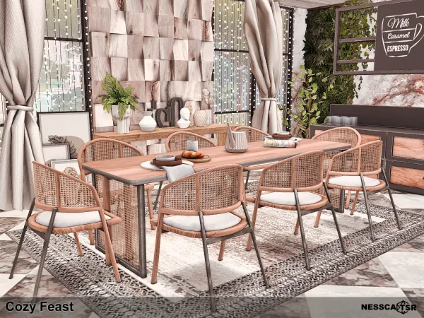 Mix Cozy Feast - The Sims 4 Custom Content