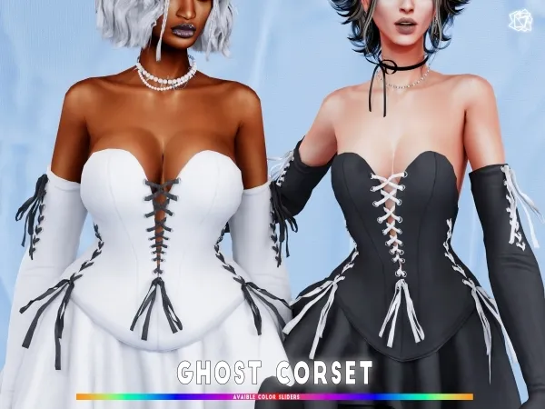 Mix Ghost corset brsims - The Sims 4 Custom Content