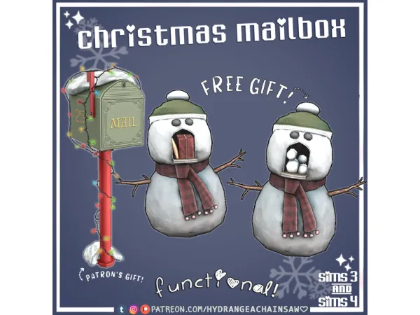 Maxis Match Day 19 Advent Calendar Gift by hydrangeachainsaw - The Sims 4 Custom Content