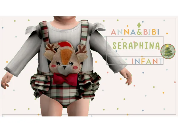 Mix Seraphina_Christmas 2024 INFANT AnnaBibi - The Sims 4 Custom Content