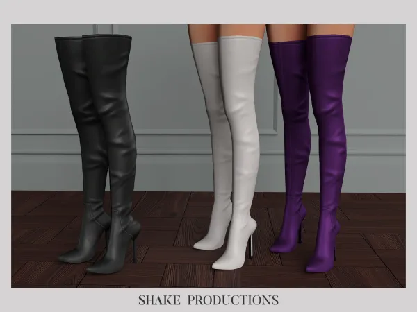 Alpha roni high heel boots - The Sims 4 Custom Content