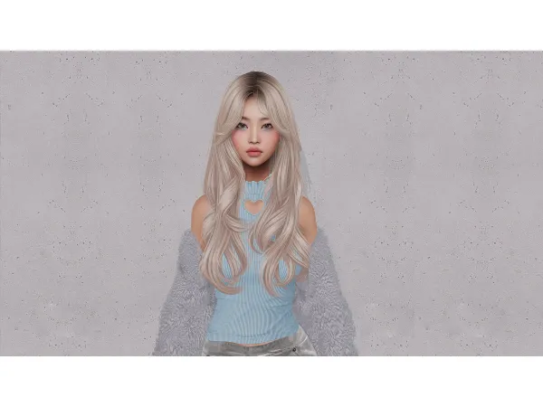 Alpha DOUX ESPRESSO HAIRSTYLE - The Sims 4 Custom Content