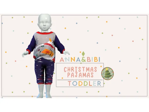 Maxis Match Christmas pajamas [Anna_bibi] - The Sims 4 Custom Content