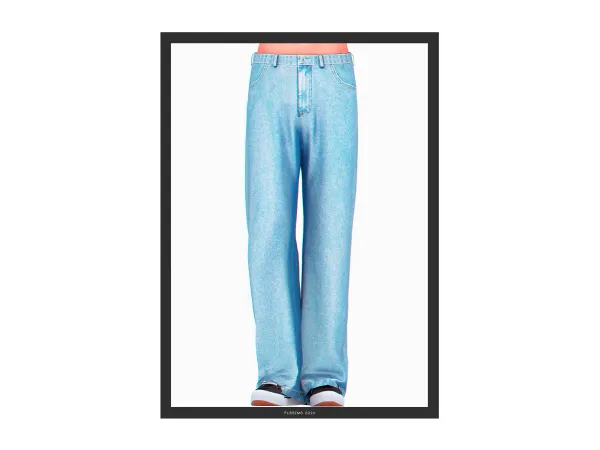 Alpha Jjam Denim Pants - The Sims 4 Custom Content