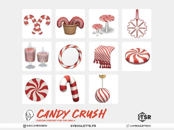 Maxis Match Candy Crush Part 1 by Syboubou - The Sims 4 Custom Content