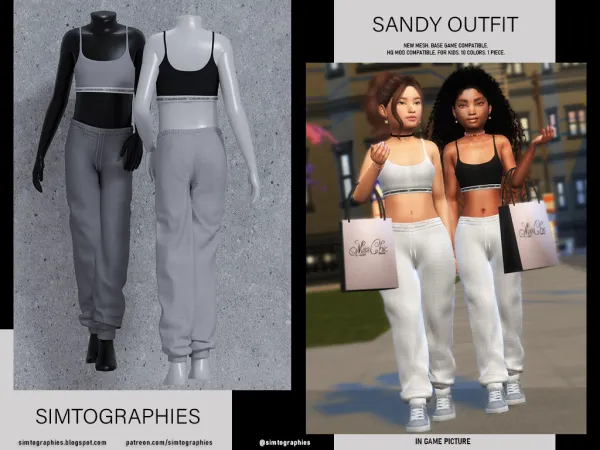 Alpha Sandy Set - The Sims 4 Custom Content
