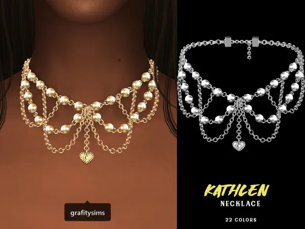 Alpha Kathlen Necklace - The Sims 4 Custom Content